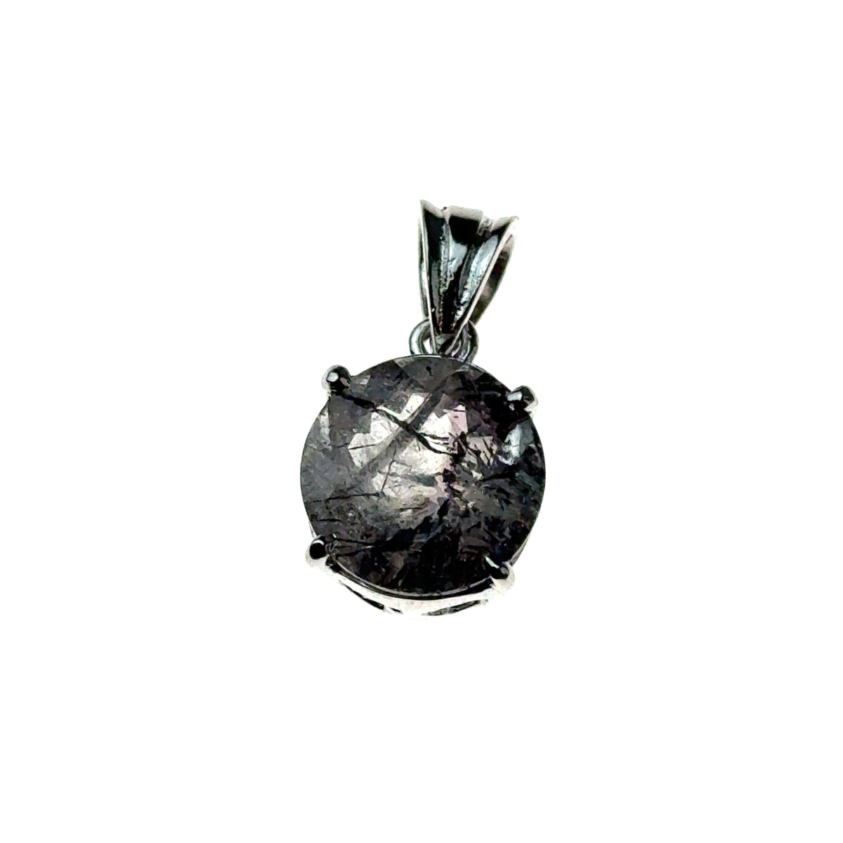 Sacred Seven Pendant – Brilliant-Cut Natural Crystal Jewelry in 925 Sterling Silver