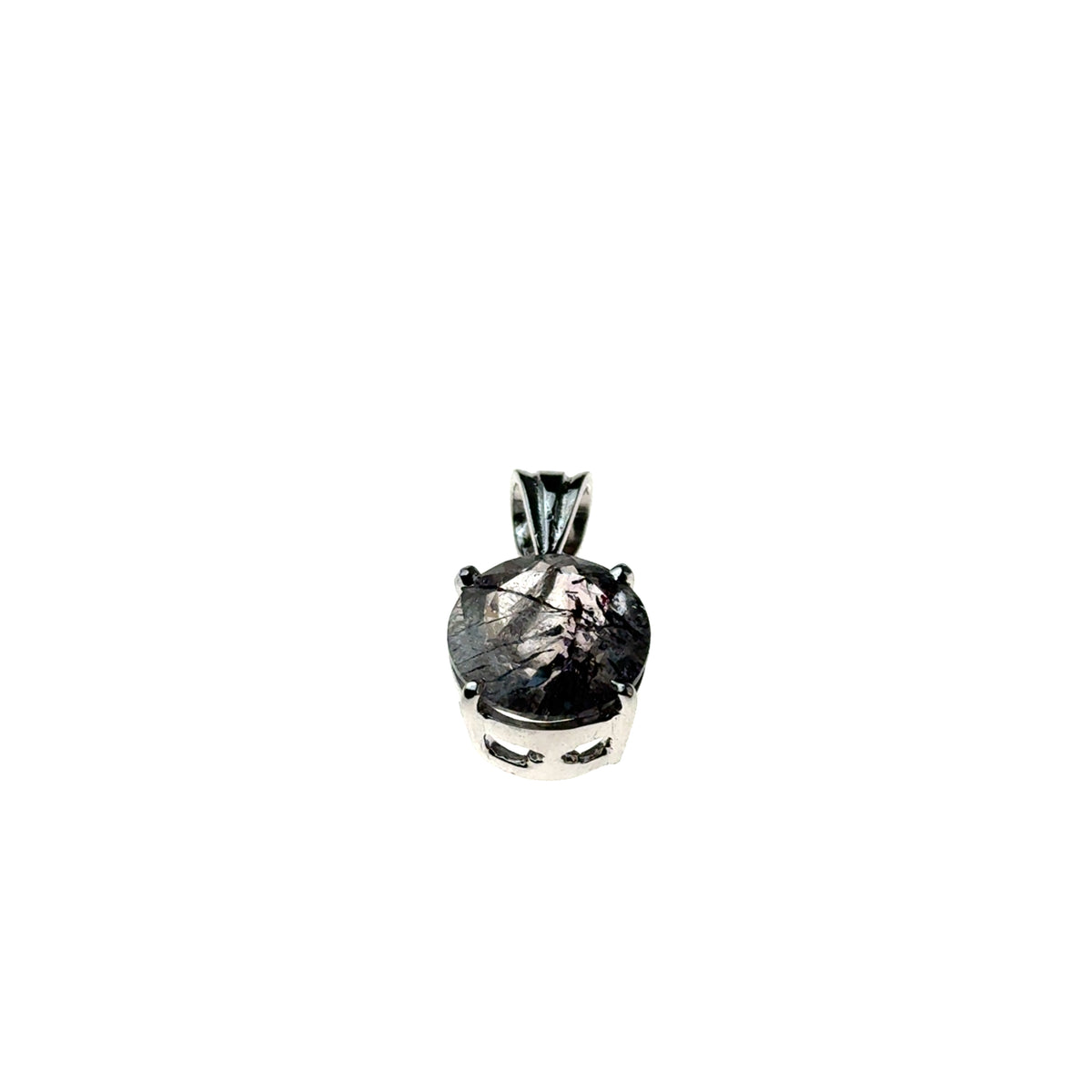 Sacred Seven Pendant – Brilliant-Cut Natural Crystal Jewelry in 925 Sterling Silver
