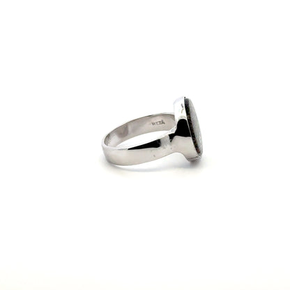 Sacred Seven Ring and Drop Earrings Set – Natural Gemstone Jewelry in 925 Sterling Silver
