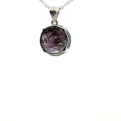 Sacred Seven Pendant – Deep-Tone Prong Set Faceted Natural Gemstone in 925 Sterling Silver