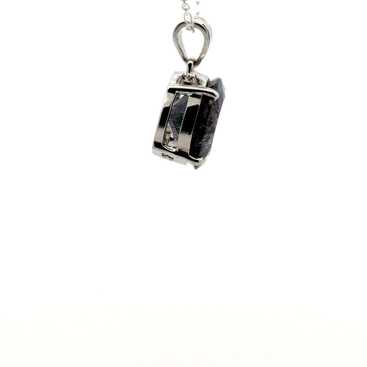Sacred Seven Pendant – Deep-Tone Prong Set Faceted Natural Gemstone in 925 Sterling Silver