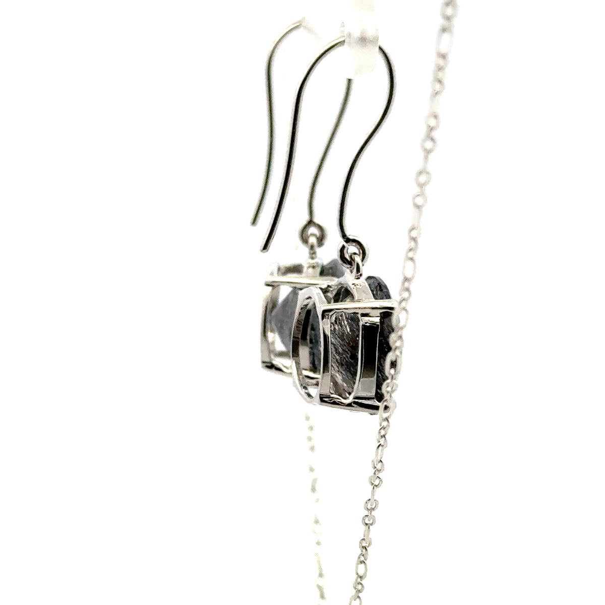 Sacred Seven Pendant and Dangle Earrings Set – Prong Set Faceted Natural Gemstone Jewelry in 925 Sterling Silver