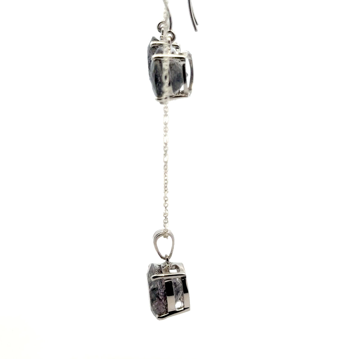 Sacred Seven Pendant and Dangle Earrings Set – Prong Set Faceted Natural Gemstone Jewelry in 925 Sterling Silver