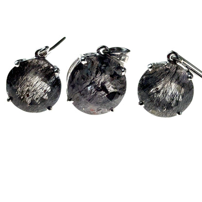 Sacred Seven Pendant and Dangle Earrings Set – Prong Set Faceted Natural Gemstone Jewelry in 925 Sterling Silver