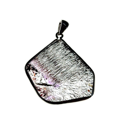 Sacred Seven Freeform Pendant – One-of-a-Kind Natural Gemstone Jewelry in 925 Sterling Silver