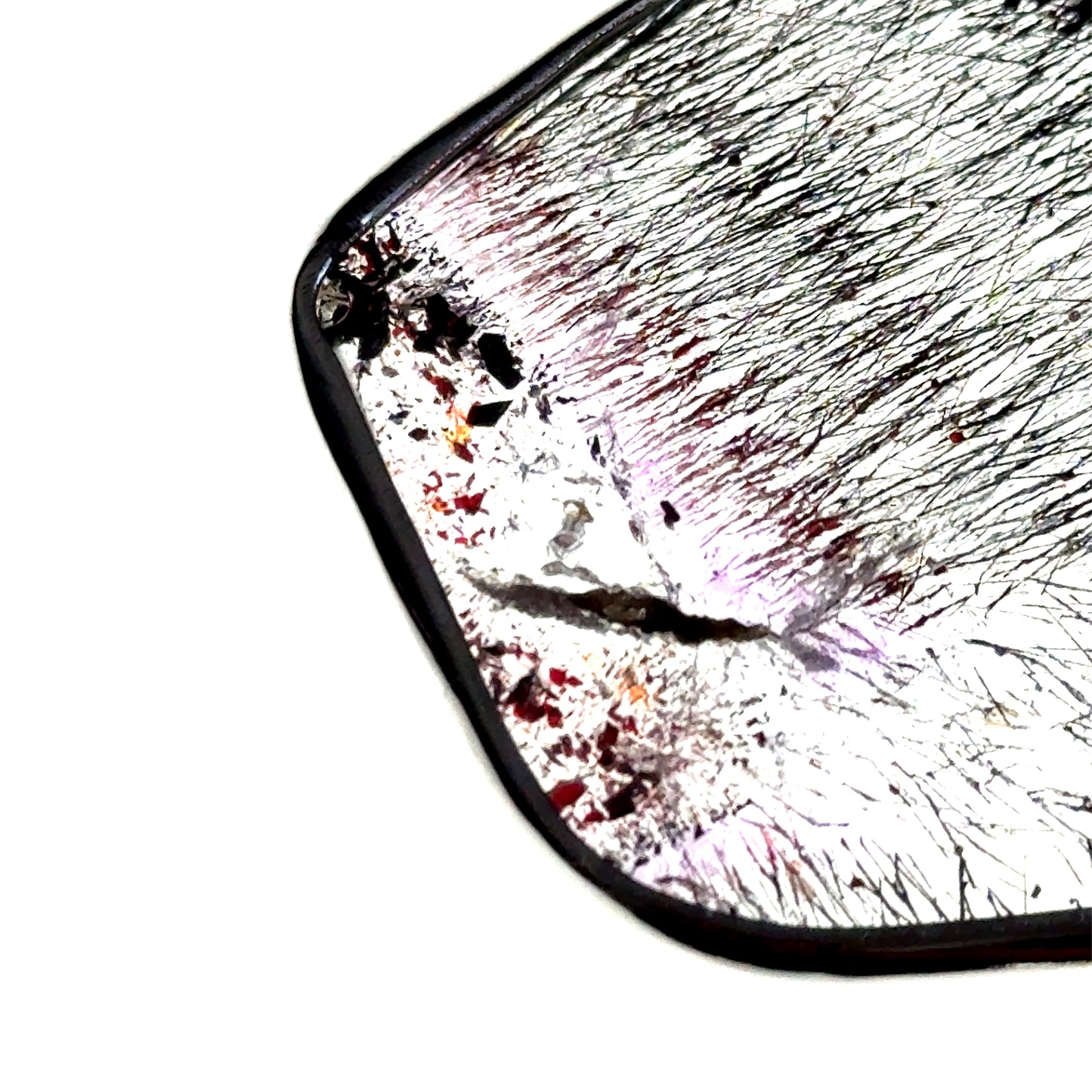 Sacred Seven Freeform Pendant – One-of-a-Kind Natural Gemstone Jewelry in 925 Sterling Silver