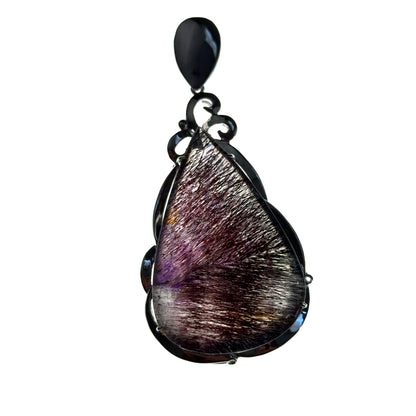 Sacred Seven Teardrop Pendant – Hand Fabricated Jewelry in 925 Sterling Silver