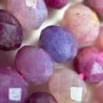 Ruby Faceted Rondelle Beads image 3