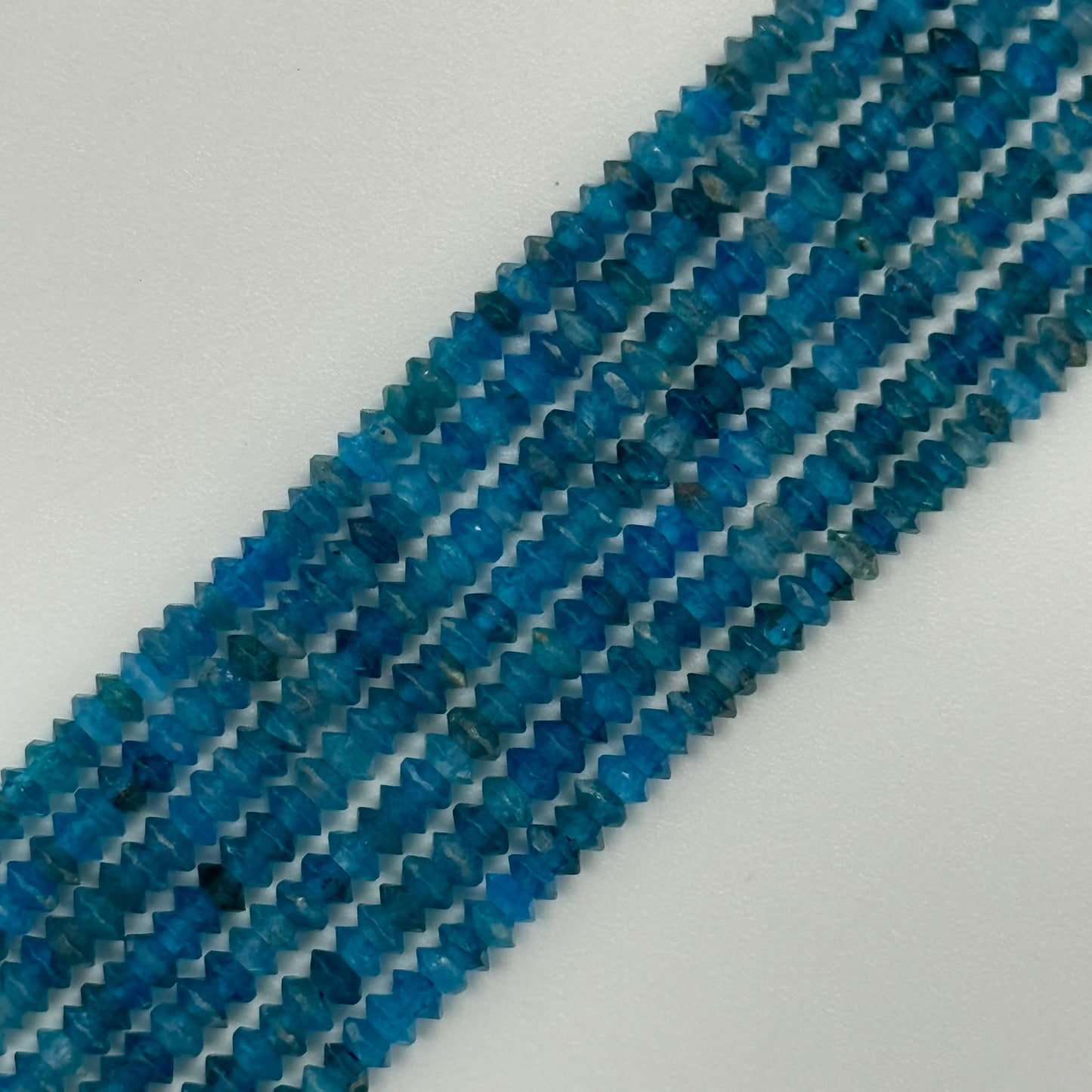 Blue Apatite Space Ship Beads image 0