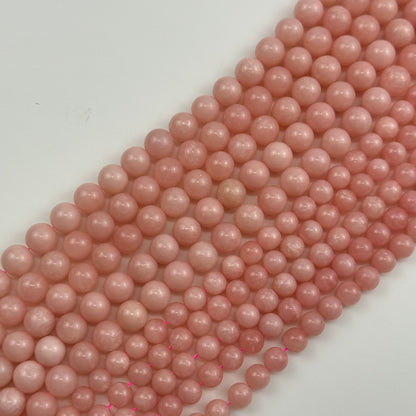 Mangano Calcite Polished Round Beads image 4