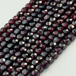 Garnet Square Beads image 2