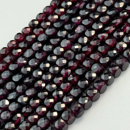 Garnet Square Beads image 2