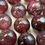 Rhodolite Grape Garnet Polished Round Beads image 3