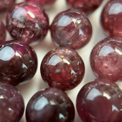 Rhodolite Grape Garnet Polished Round Beads image 3