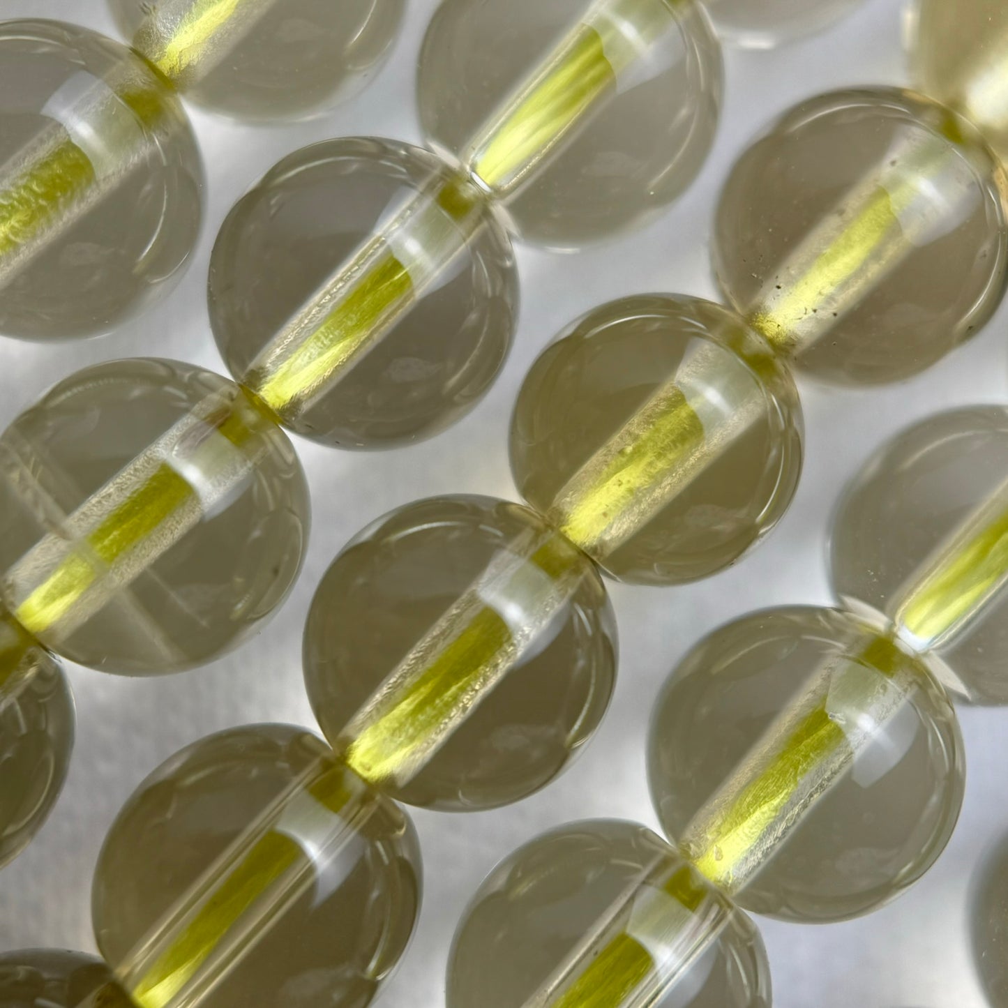Lemon Quartz Polished Round Beads image 1