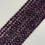 Purple Sapphire Faceted Round Beads image 5