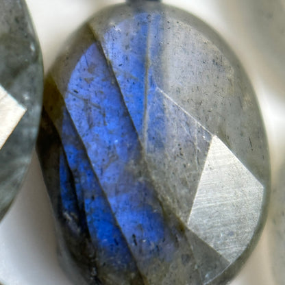 Labradorite Faceted Oval Beads (A) image 2