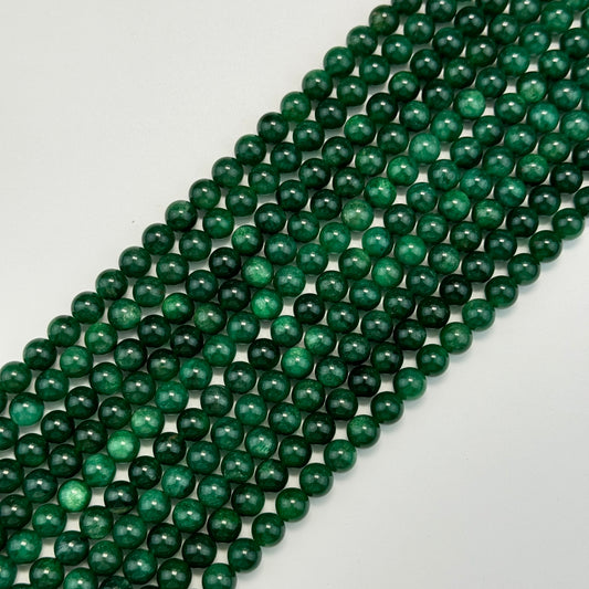 Fuchsite Beads - Polished Round - (AAA Quality)