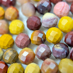 Mookaite Faceted Round Beads image 6