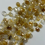 Golden Healer Faceted Pear Shape Beads image 3