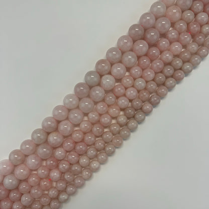 Rose Quartz Polished  Round Beads image 5