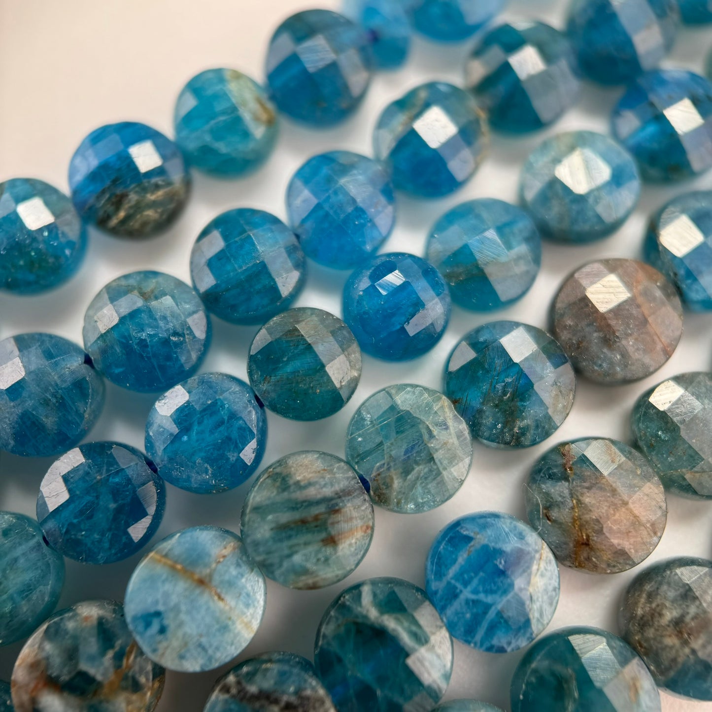 Apatite Lentils Beads image 1