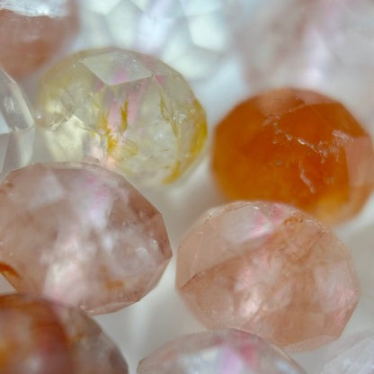 Hematoid Faceted Rondelle Beads image 6