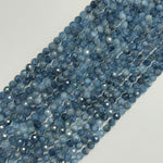 Aquamarine Faceted Round Gemstone Beads image 6