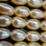 Pink, White and Peach Pearl  4x6mm image 4