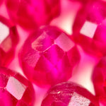 Synthetic Ruby Faceted Round Beads image 4