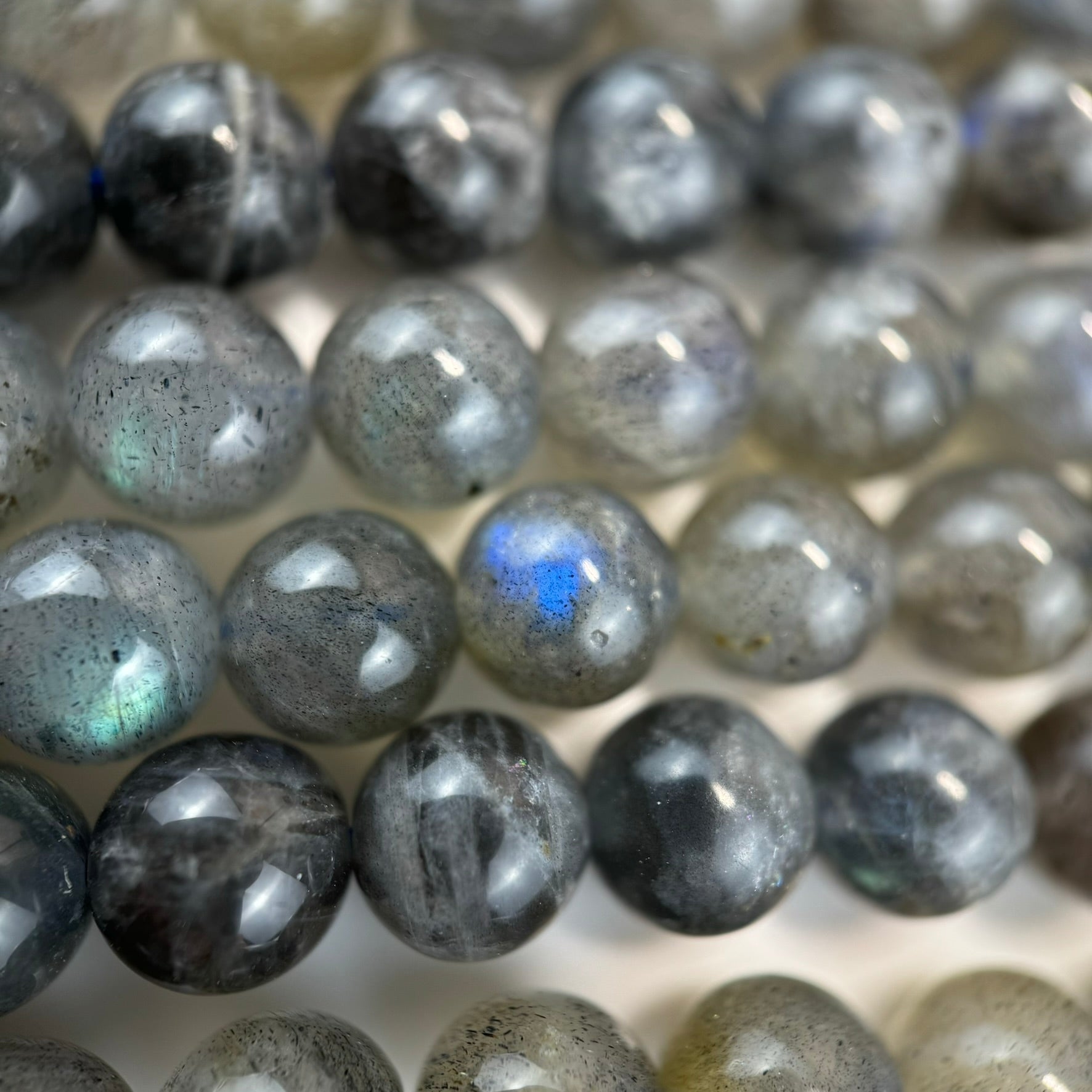 Labradorite Polished Round Beads  - Regular image 4
