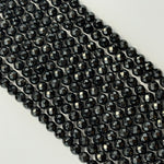 Jet Faceted Round Beads image 7