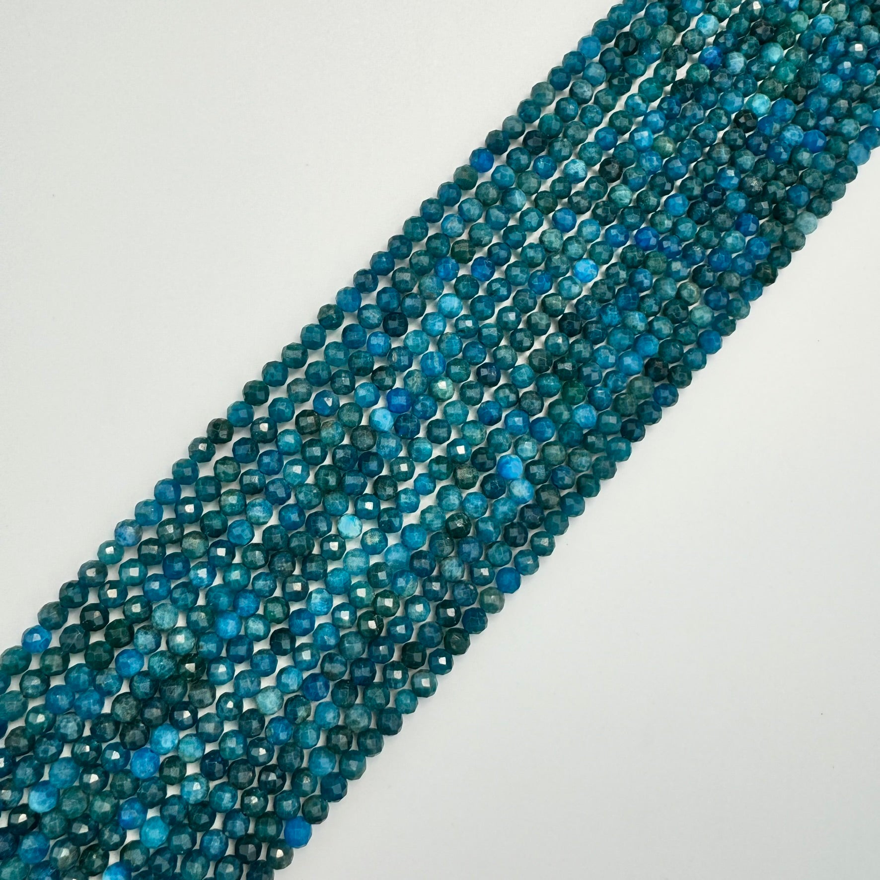 Apatite Faceted Round Beads image 7
