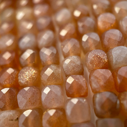 Sunstone Square Beads image 4