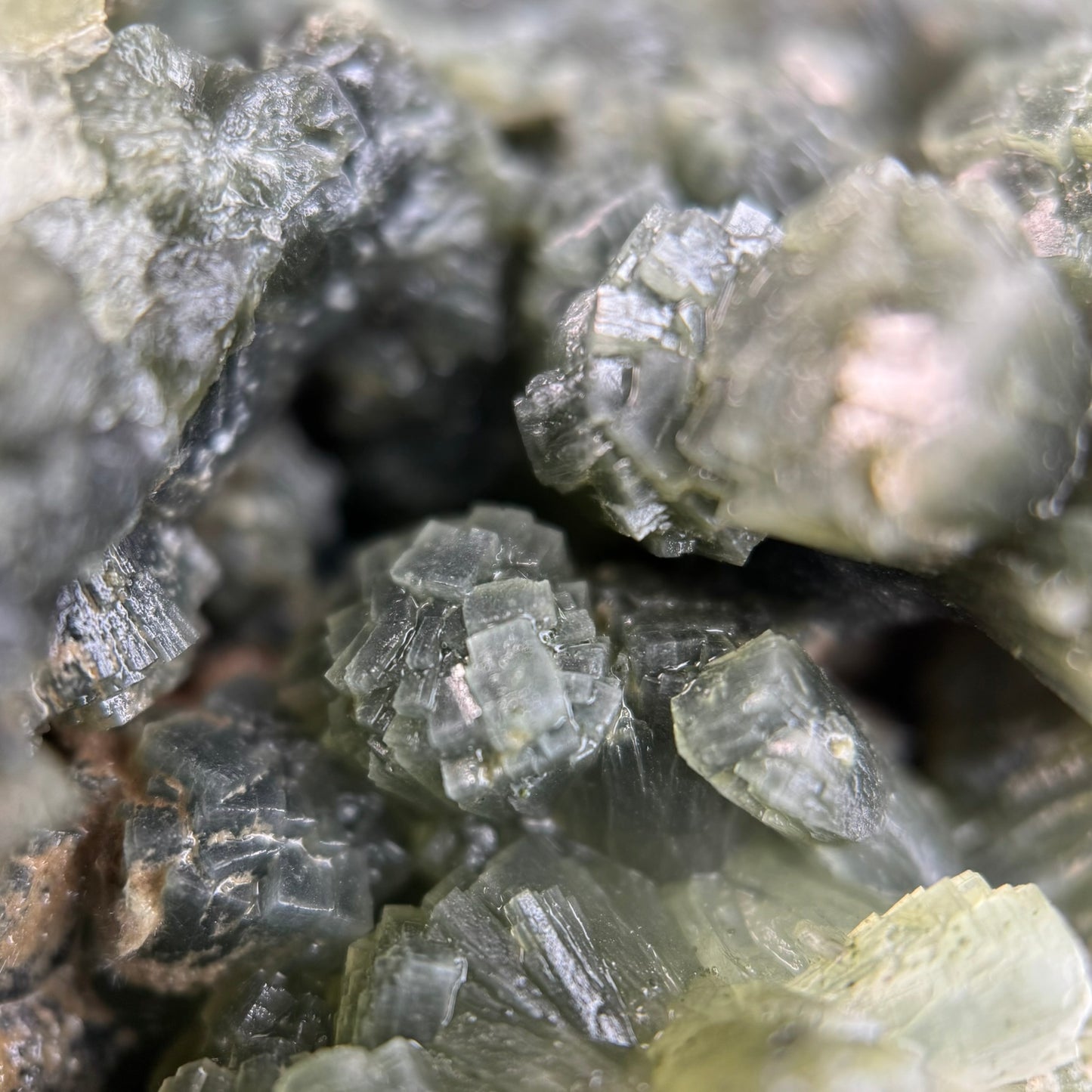 Prehnite with Epidote Minerals image 2