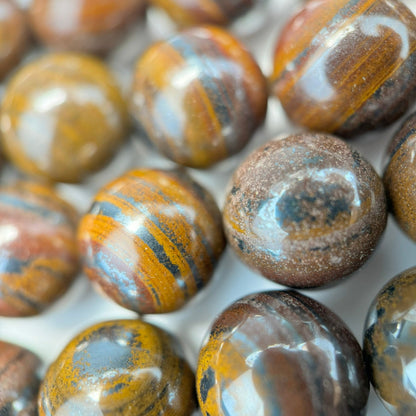 Tiger Iron Polished Round Beads image 4