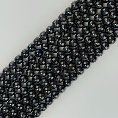 Metallic Shattuckite Polished Round Beads (10mm) - Most Rare Gemstone image 0