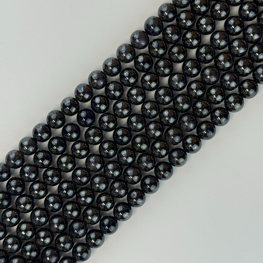 Metallic Shattuckite Polished Round Beads (10mm) - Most Rare Gemstone image 0