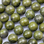 Epidote Polished Round Beads image 3