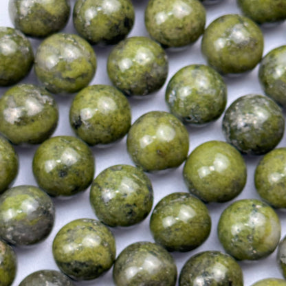 Epidote Polished Round Beads image 3