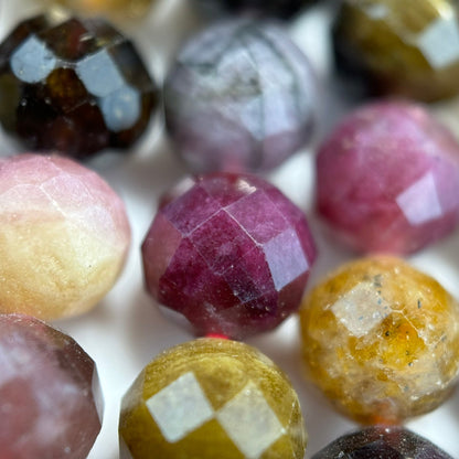 Tourmaline Faceted Round Beads image 9