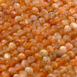 Sunstone Faceted Rondelle Beads (AA Quality) image 5
