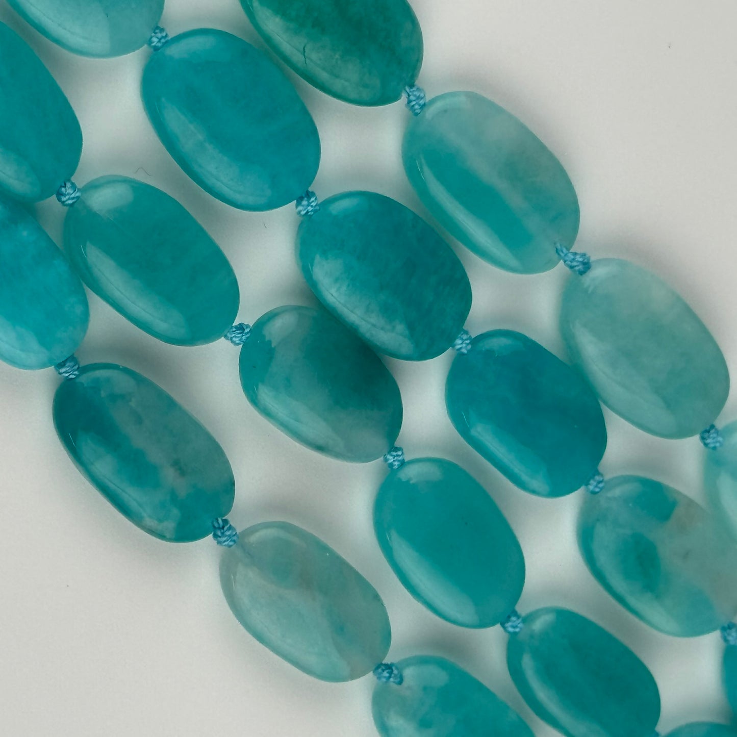 Amazonite Oval Shape Gemstone Beads