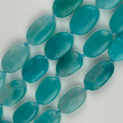 Amazonite Oval Shape Gemstone Beads