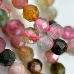 Multicolor Tourmaline Faceted Round Beads image 8