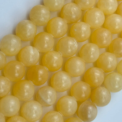 Honey Calcite Polished Round Beads image 4
