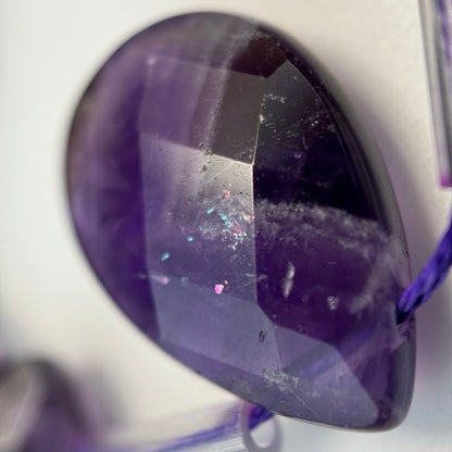Amethyst Faceted Pear Shape Beads image 4