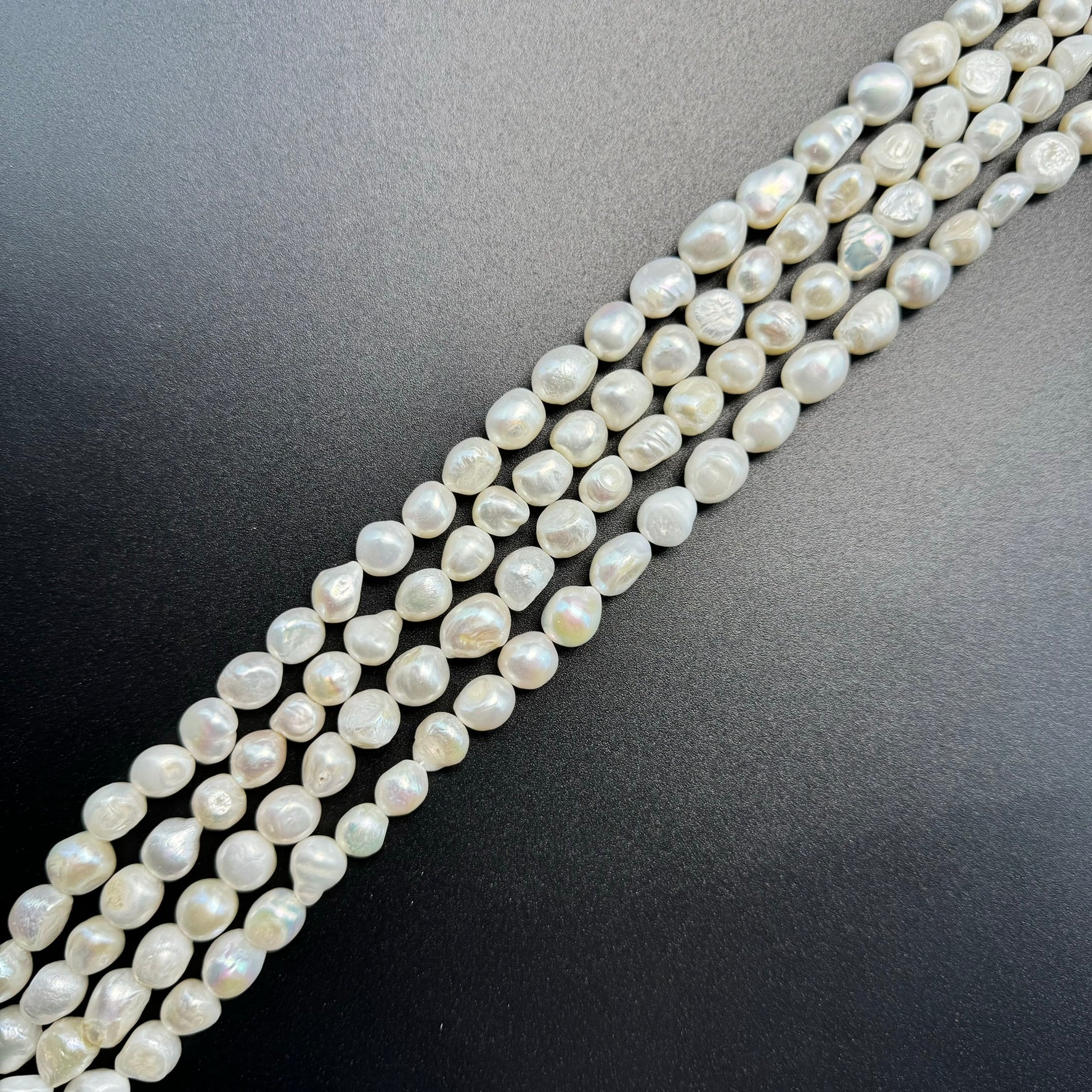 A White Potato Pearl  12x10mm image 6