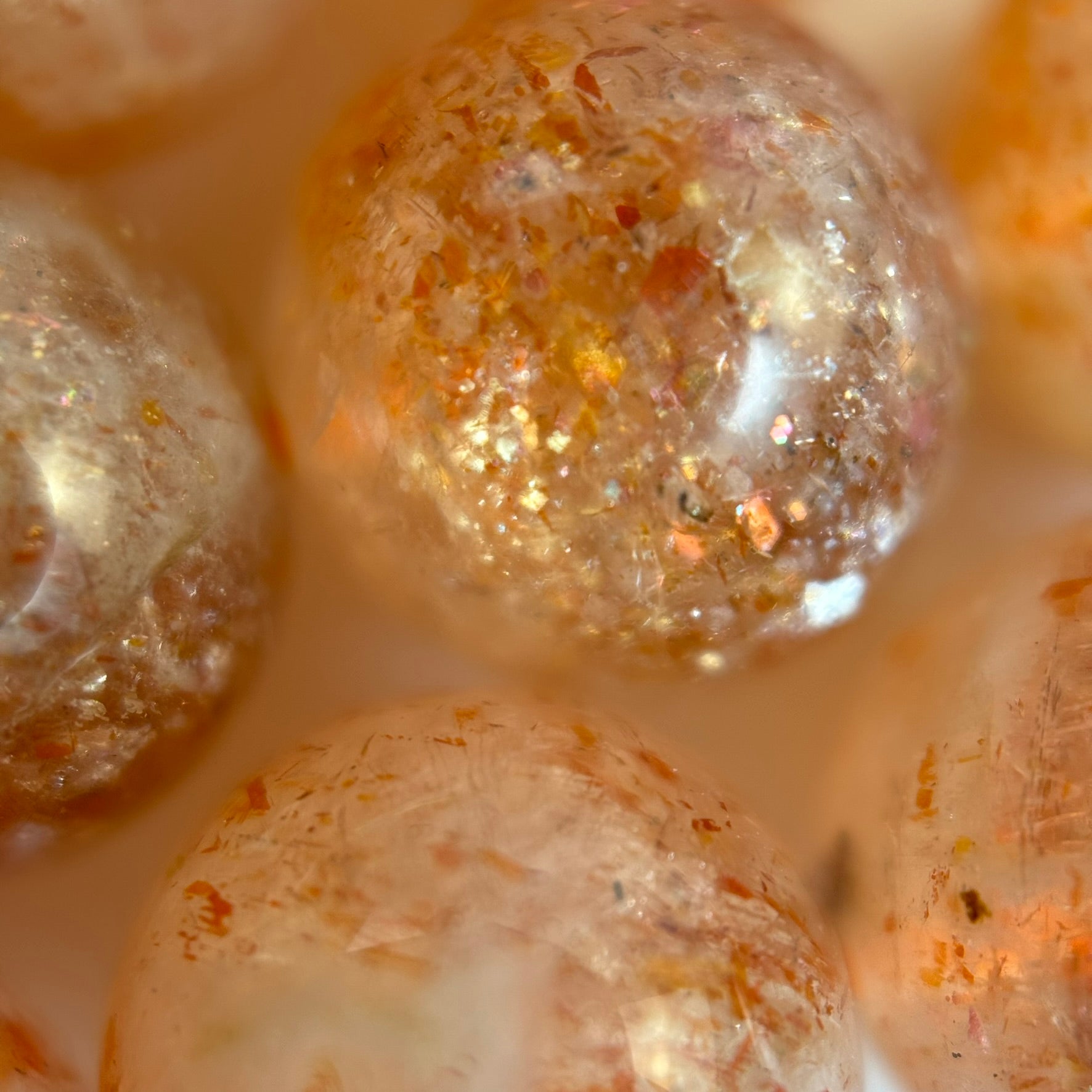 Sunstone AAA Polished Round Beads image 2
