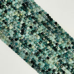 Blue Tourmaline Faceted Round Beads image 3
